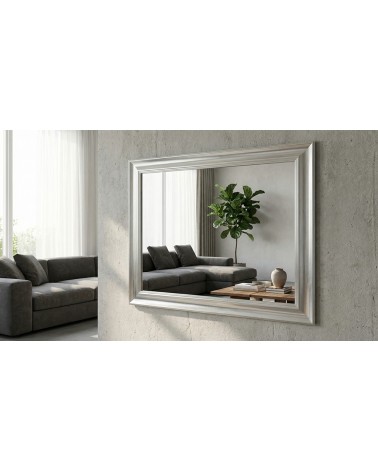 Specchiera Moderna su Misura con Cornice Classica Argento – Rovescio/A