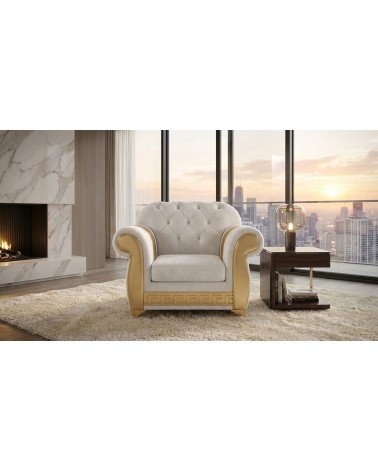 Poltrona divano rete e materasso moderno Chesterfield ecopelle o vellutino qualsiasi colore Swarovski AZ01