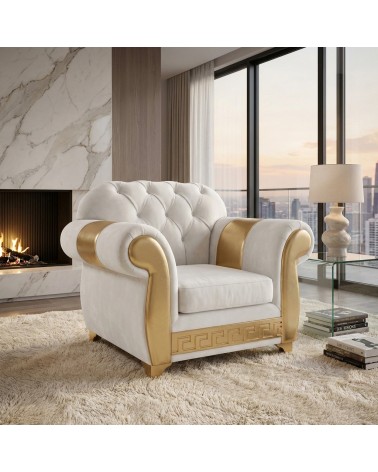 Modern Chesterfield sofa bed with mesh and mattress, faux leather or velvet, any color, Swarovski AZ01