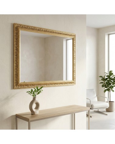 Baroque Gold Mirror D621 Elegant Custom Rectangular Wall Mirror