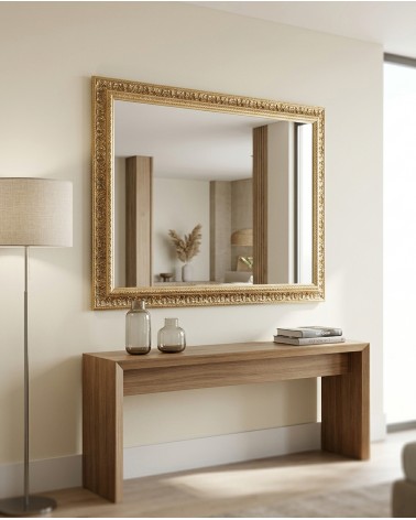 Baroque Gold Mirror D621 Elegant Custom Rectangular Wall Mirror