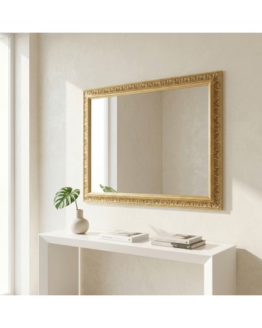 Baroque Gold Mirror D621 Elegant Custom Rectangular Wall Mirror