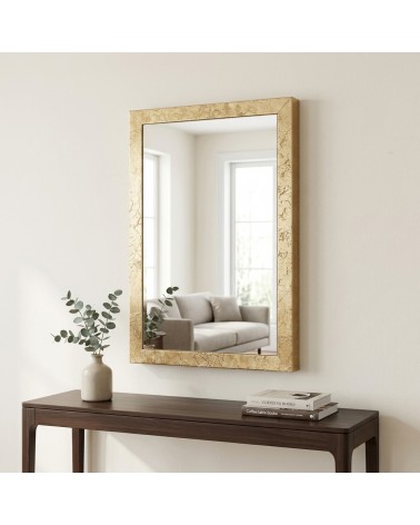 Specchiera Moderna Oro Cubotto 388 Specchio da Parete Elegante su Misura