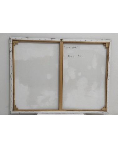 Quadro Moderno Contemporaneo New York 60x80 Acrilico su Tela Firmato
