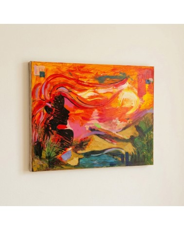 Quadro Moderno Contemporaneo “Un Nuovo Giorno” 60x80 Acrilico su Tela Firmato