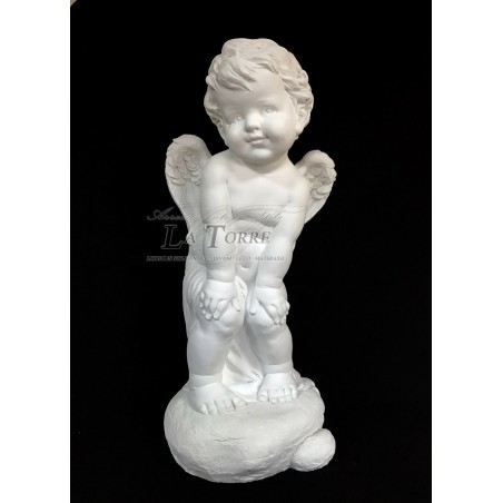 Antike barocke weiße Cherub-Engelsstatue, Heimdekoration, Ornament R29