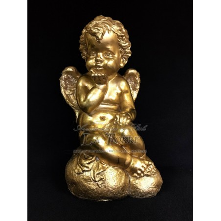 Antique baroque gold angel statue puttino ornament home decoration R30