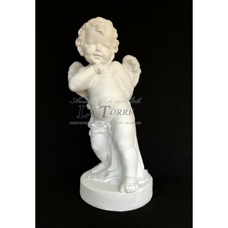 Antike barocke weiße Cherub-Engelsstatue, Heimdekoration, Ornament R33