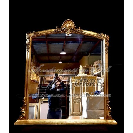 Classic antique gold carved mirror baroque wall mirror S39