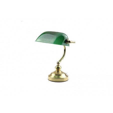 Antike Tischlampe für Schreibtisch, Büro oder Arbeitszimmer im englischen Ministerialstil