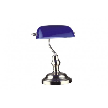 Antike Tischlampe für Schreibtisch, Büro oder Arbeitszimmer im englischen Ministerialstil