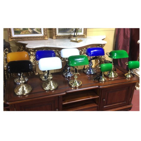 Antique table lamp for desk office study English ministerial style